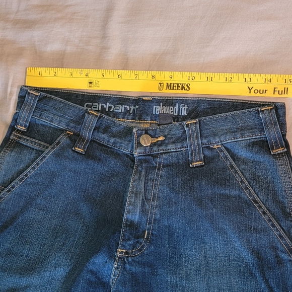 Carhartt 30 x 30 Regular BD2808 Rugged Flex Relaxed Utility Carpenter Jeans Mens - Picture 12 of 14